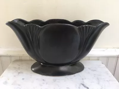Buy Vintage Dartmouth Mantle Vase Planter Black Large • 21.50£