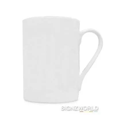 Buy 10oz White Bone China Porcelain Straight Edge Sublimation Coated Mugs • 169.98£
