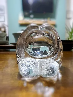 Buy Vintage Sweden Crystal Art Glass Troll Paperweight • 20£