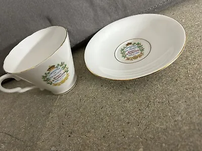 Buy Wade Pottery Queen Elizabeth Coronation Tea Cup, Saucer & Plate 1953 • 10£