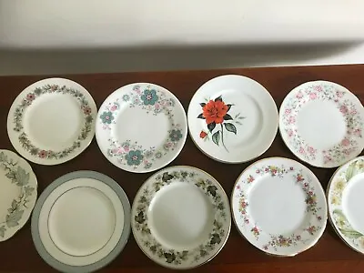 Buy Lovely Selection Of Vintage China Tea Set Side Plates - Assorted Mismatched  • 1.50£