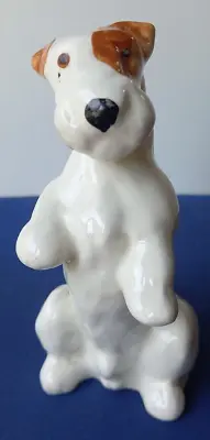 Buy Rare Early Large '4 3/4' Beswick  Dog Begging  #171 White &Tan Gloss 1934-54 • 40£