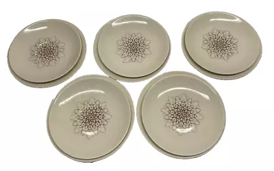 Buy Royal Doulton Desert Star Small Plates With Saucers ( G81) Set Of 5, Vintage • 19.99£