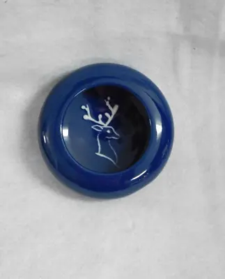 Buy Royal Barum Ware C H Brannam England Blue Trinket Bowl Stag Deer Elk Ctr Exmoor • 10.69£