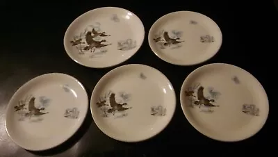 Buy Myott Ironstone Fenland Flying Duck Plates. 4 X 17cm Dia & 1 X 19.5cm Dia Plates • 12.75£