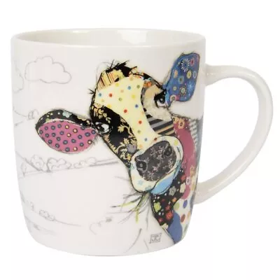 Buy Fine China Mug Connie Cow Coffee Cup Animal Drawing Sketch Design Collectible • 9.25£