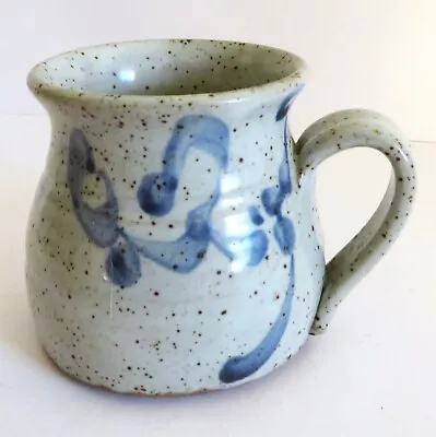 Buy Vintage Richard Champion Monkleigh Pottery Devon Grey Blue Studio Pottery Mug • 19.99£