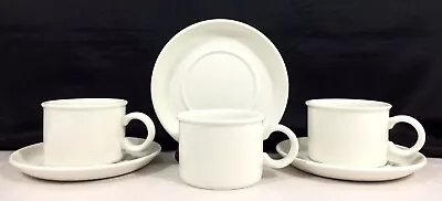 Buy Midwinter Stonehenge White Cups Mugs & Saucers 3 Sets Vtg MCM Wedgwood England • 28.59£