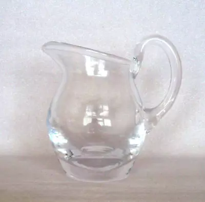 Buy Langham Glass Jug. 5.5  Tall. Clear Glass. Etched Name On Base. See Description. • 8.50£