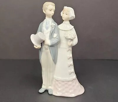 Buy Vintage Lladro Bride And Groom Figurine Married Couple Porcelain Spain #4808 • 38.36£