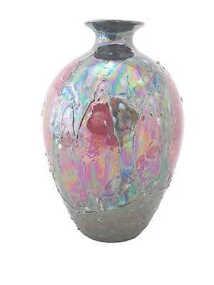 Buy Lise B Moorcroft, Rare Lustre Toadstools Vase, Handmade  Year 2000.  • 145£