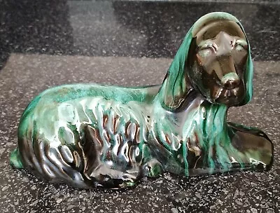 Buy Vintage Blue Mountain Pottery Spaniel Dog Sitting Figure - Made In Canada • 15£