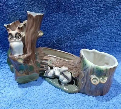 Buy  Hornsea Pottery Owl Wall Pocket Vase & Small Sqirrel Posy Planter • 19.99£