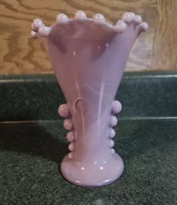 Buy Antique Boyd Lilac Slag Glass Vase 6  Tall • 28.88£