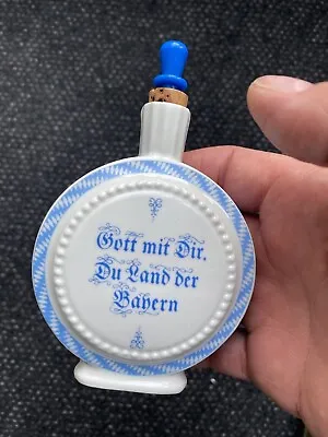 Buy Vintage Bavarian Porcelain Snuff Bottle • 34£