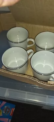 Buy Royal Worcester Classic Platinum China Cups X 4 New And Unused • 10.99£