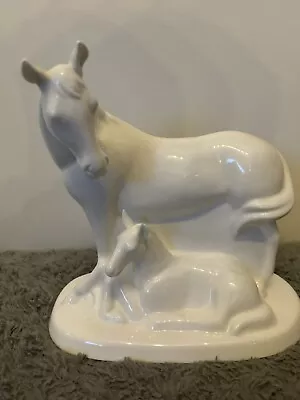 Buy Vintage ROYAL DOULTON Images Of Nature Horse Figurine HN 4184 Rare Collectible • 49.99£