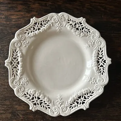 Buy Vintage Leedsware Classical Creamware Plate • 10£