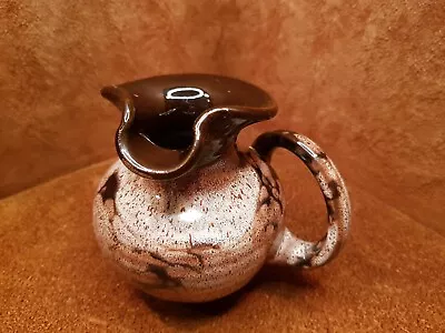 Buy Vintage Ewenny Pottery Wales Small Twisted Handle Brown 10cm Jug Pitcher • 14.99£