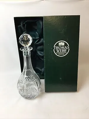 Buy Thomas Webb Vintage Crystal Glass Whisky Wine Brandy Drinks Decanter Boxed • 34.99£