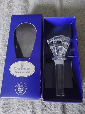 Buy Unused Boxed Royal Doulton Finest Lead Crystal Star Bottle Top Made In Austria. • 15£