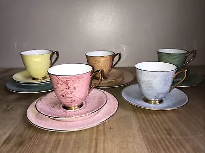 Buy Vintage Royal Albert Gossamer Part Tea Set Trios, Plates, Cups & Saucers China • 19.99£