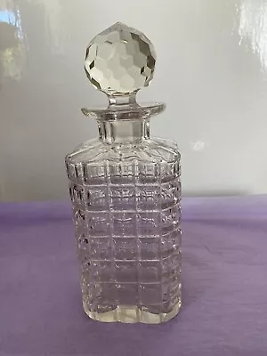 Buy Square Cut Glass Decanter  • 5.50£