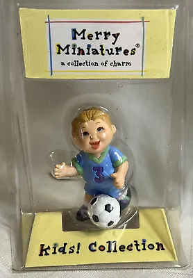 Buy Speedy 2000 Merry Miniatures-Kids Collection  Figurine Soccer Blonde • 10.49£