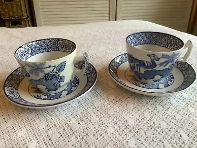 Buy Yuan 2 Vintage Woods & Sons Demitasse Coffee Cups And Saucers • 10£