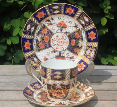 Buy Antique Cauldon China Imari Trio Cup Saucer Side Plate Pre 1920 Gilded Vintage • 34.99£