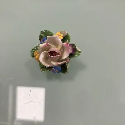 Buy Fine Bone China Crown Staffordshire Flower Brooch  • 15£