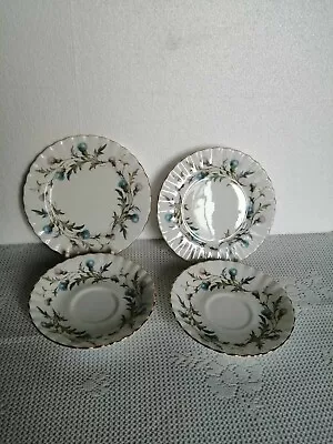 Buy ROYAL ALBERT-REPLACEMENTS FINE BONE CHINA 2TEA CUP SAUCER And 2 SIDE SPLATES • 8.28£
