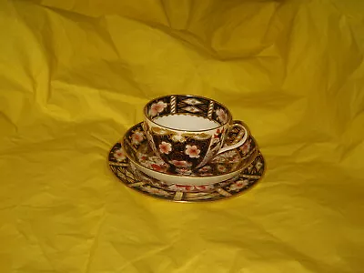 Buy Royal Crown Derby Trios Tea Cup, Saucer And Side Plate 2451 Pattern –1910 (A) • 49.99£
