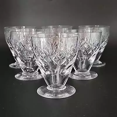 Buy Royal Doulton Georgian Pattern Set Of 6 Crystal Juice Glasses.5oz • 99.99£