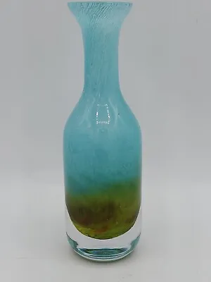 Buy Vtg. Ekenos Sweden John-Orwar Lake  Miniature Art Glass Vase 1960-70's Bubble  • 75.79£