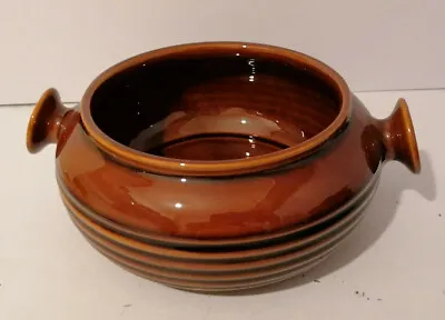 Buy DENMEAD Pottery Brown Treacle Casserole Oven Dish Without Lid Glazed Tureen • 8.10£