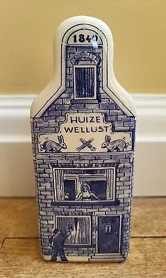 Buy Vintage Delft Blue Ceramic Glazed House 'huize Wellust 1840' Made In Holland • 9.99£