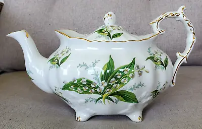 Buy Hammersley Lily Of The Valley Teapot Antique Vintage Very Rare! Mint Condition!! • 284.62£