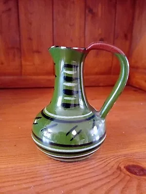 Buy Rare Avalon Tintagel Stoneware Pottery Jug Green Glaze Vgc • 15£