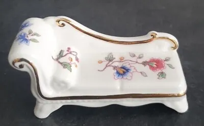 Buy Hammersley Miniature Floral Design Chaise Longue - Bone China  • 9.95£