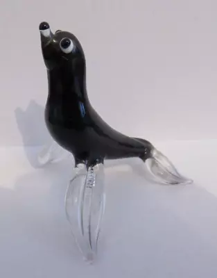 Buy Vintage 1960's Handmade Seal / Glass Animal Ornament • 7.49£