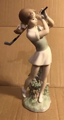 Buy Nao By Lladro - Woman Golfer Figurine - Out Of The Rough - #450 - Porcelain-vgc • 32£