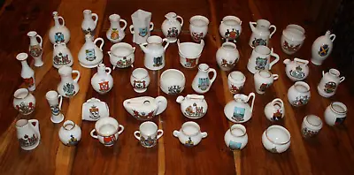 Buy 45 Miniature Vintage/Antique W.H. Goss Porcelain Pieces.  Job Lot • 25£