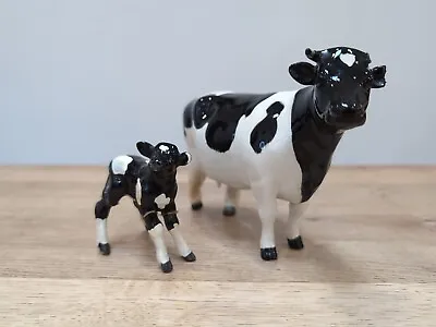 Buy BESWICK  CHAMPION CLAYBURY LEEGWATER COW AND A CALF  IN Very Poor CONDITION • 0.99£