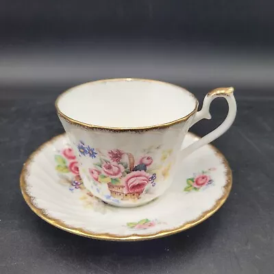 Buy Vintage Royal Sutherland Tea Cup & Saucer Bone China Staffordshire England SUT4 • 11.38£