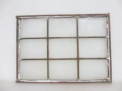 Buy Vintage Copper Framed Stained Glass Window Panel Antique Old  10 X13.75  • 45£