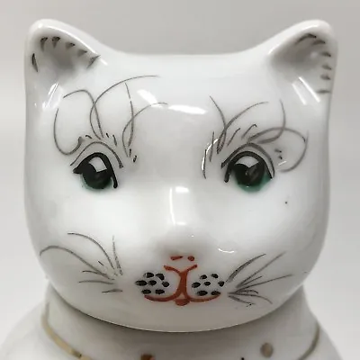 Buy Vintage Cat Shaped Lidded Teapot White China Porcelain Mini Creamer 6  X 4  • 19.27£