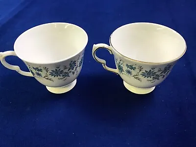 Buy Colclough Bone China Tea Cups Two By Ridgeway Potteries Ltd G8 • 10.39£