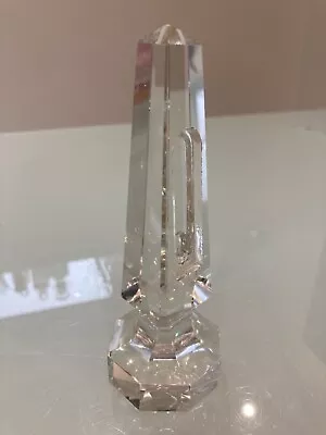 Buy Small Glass Antique Obelisk Ornament/handle, Cut Glass. Collectors Item,unusual • 8£