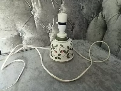 Buy Jersey Pottery Hand Painted Side Or Table Lamp  Working Light • 9.99£